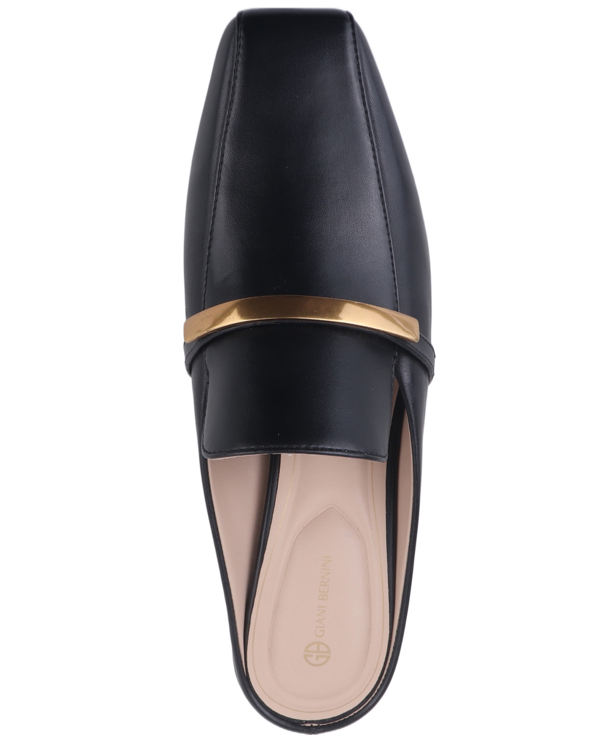Giani Bernini Women's Danyell Snip Toe Block Heel Mules, Created For Macy's In Black