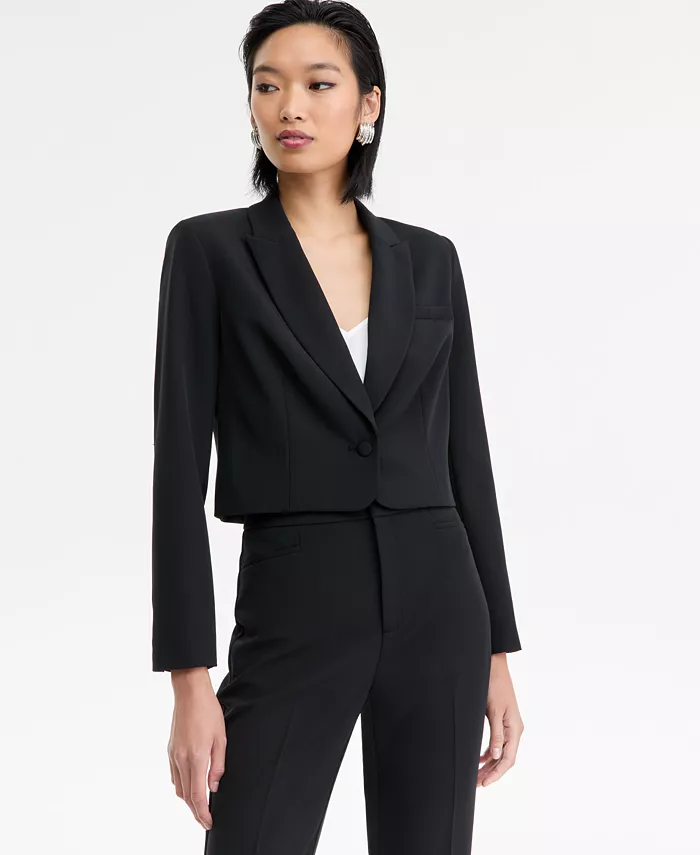 Women's Peak Lapel Cropped Blazer