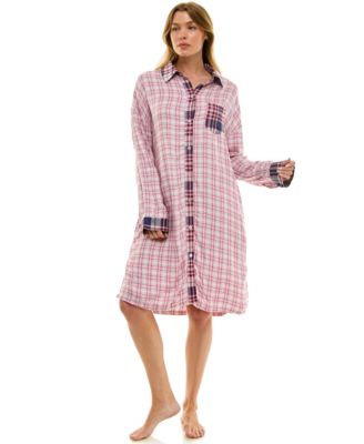 Women's Collared Sleepshirt
