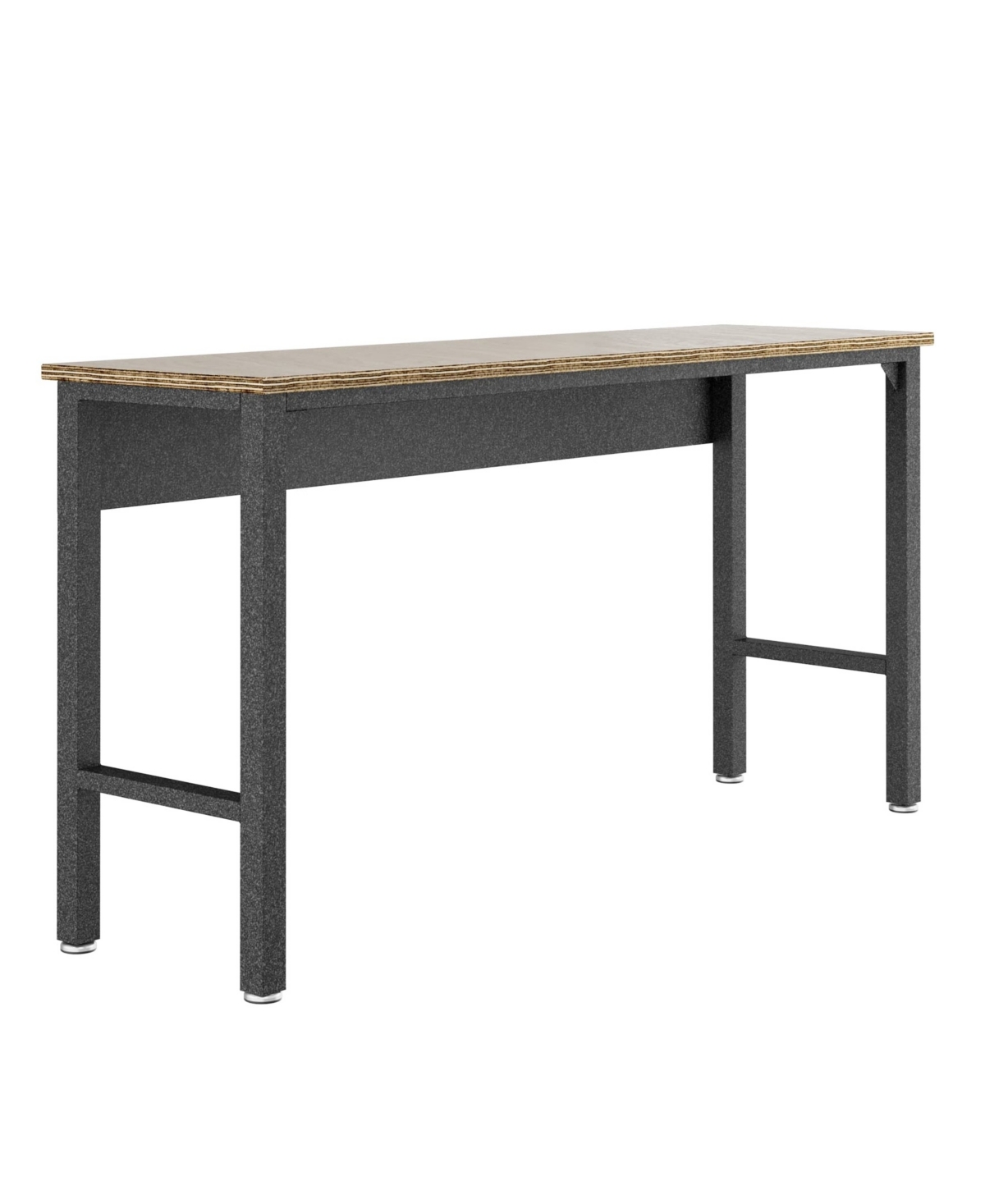 Manhattan Comfort Fortress 37.6" Metal Garage Table In Gray