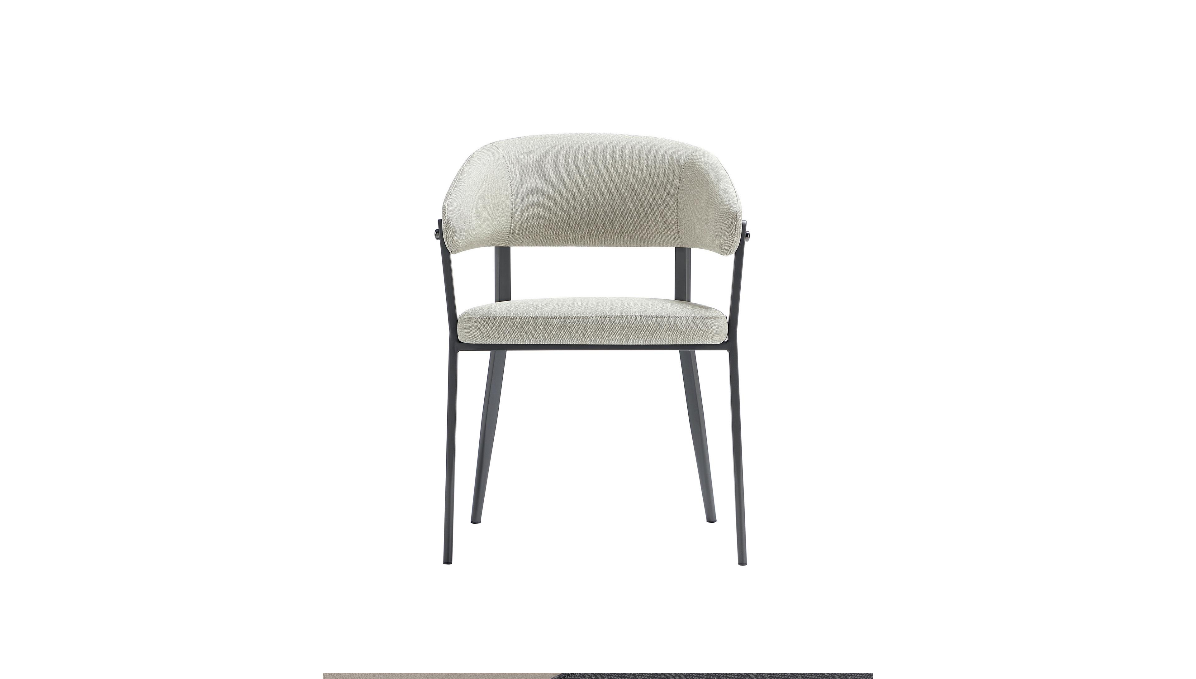 Manhattan Comfort Belle Textured 22.9" Leatherette Upholstered Dining Chair