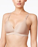 Women's Warner's RN3281A Play it Cool Wirefree Contour Bra with Lift (Dark  Gray 38C) 