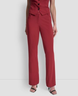 Petite Mid-Rise Streamlined Modern Fit Trouser