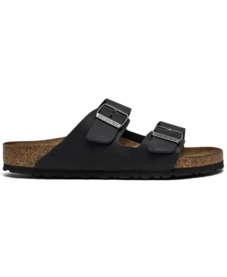 Men's Arizona Essentials Oiled Leather Two-Strap Sandals from Finish Line