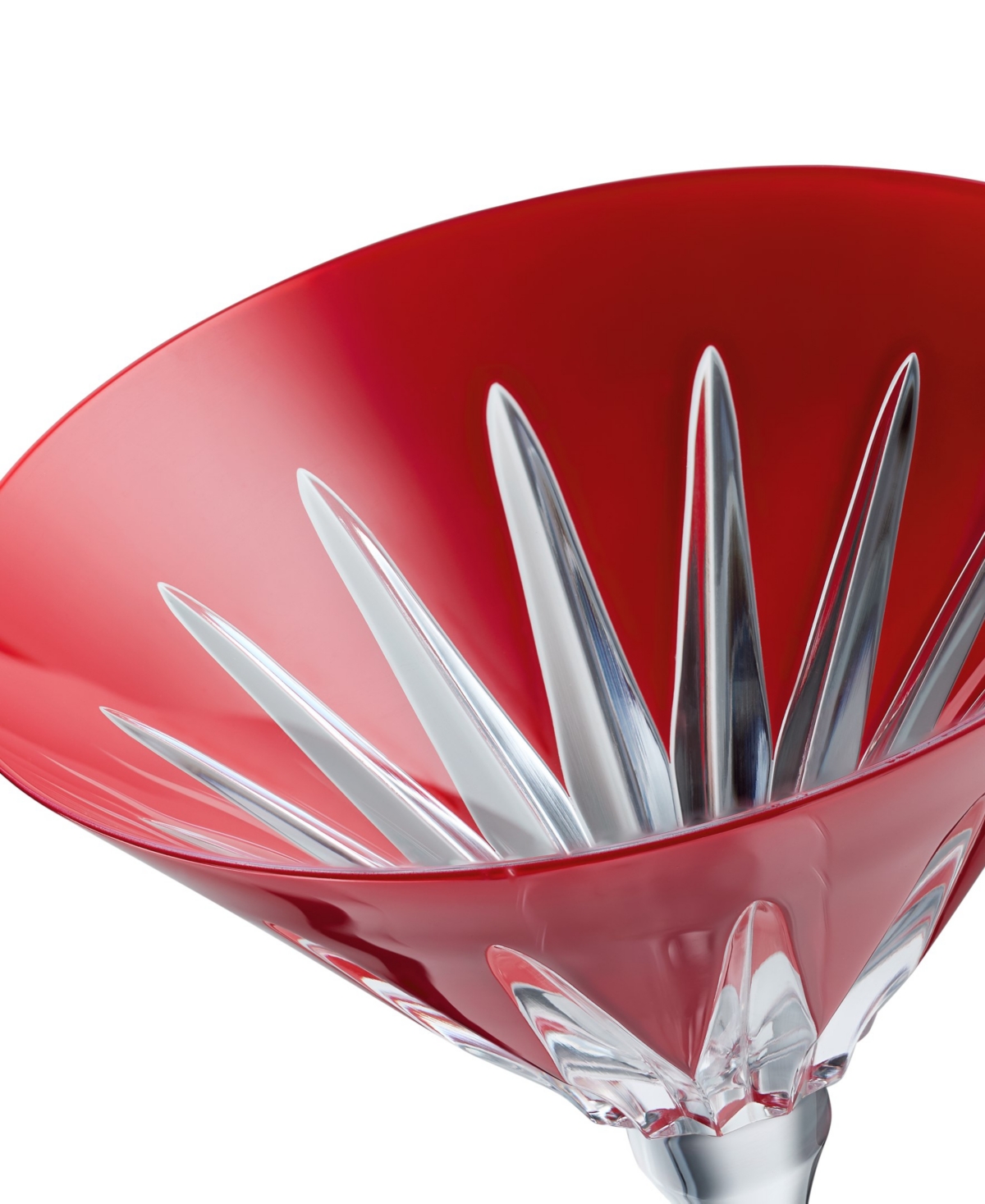 Waterford New Year Firework Martini Glasses, Set Of 2 In Red