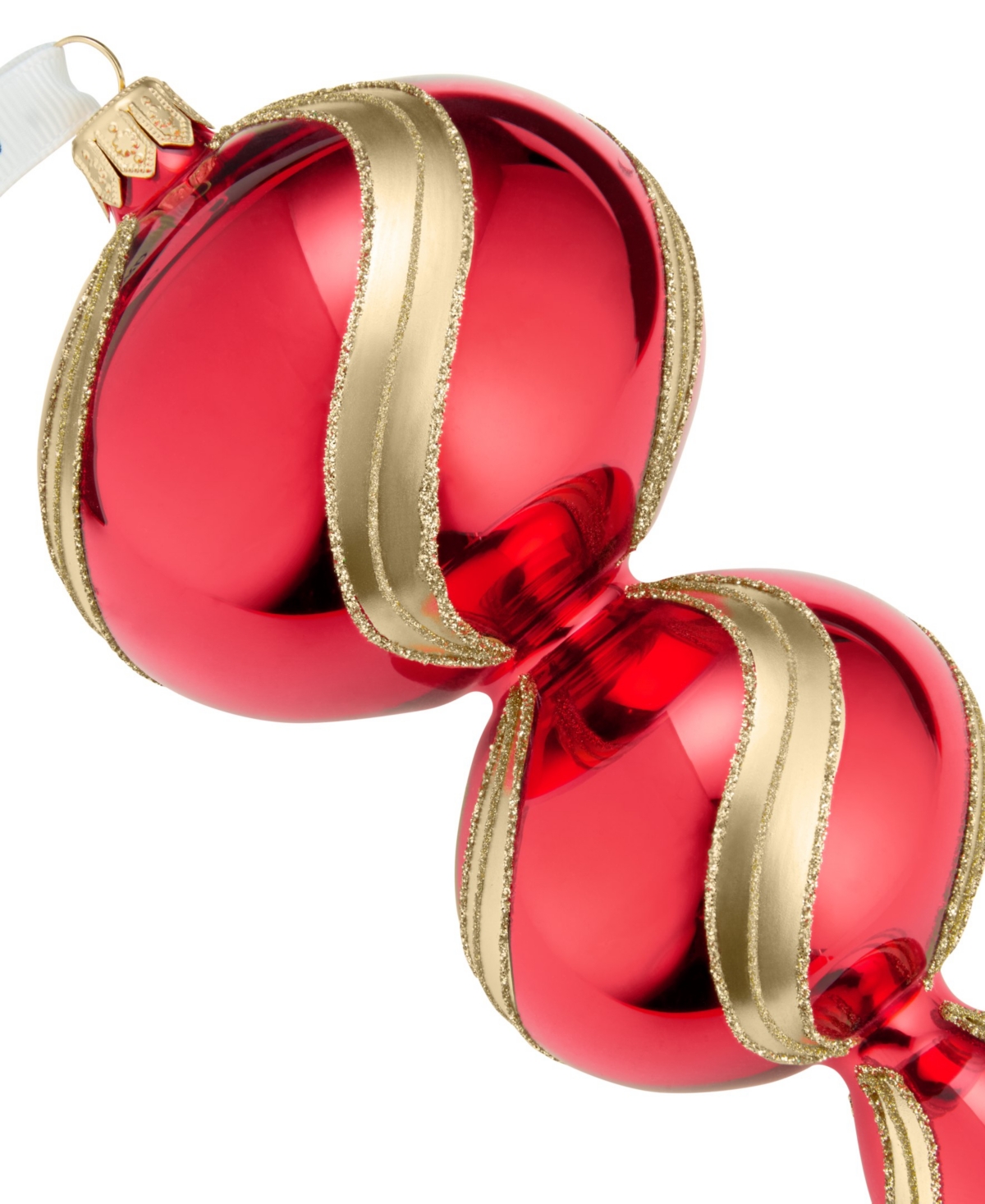 Waterford Holiday Heirlooms Triple Spire Ornament In Red