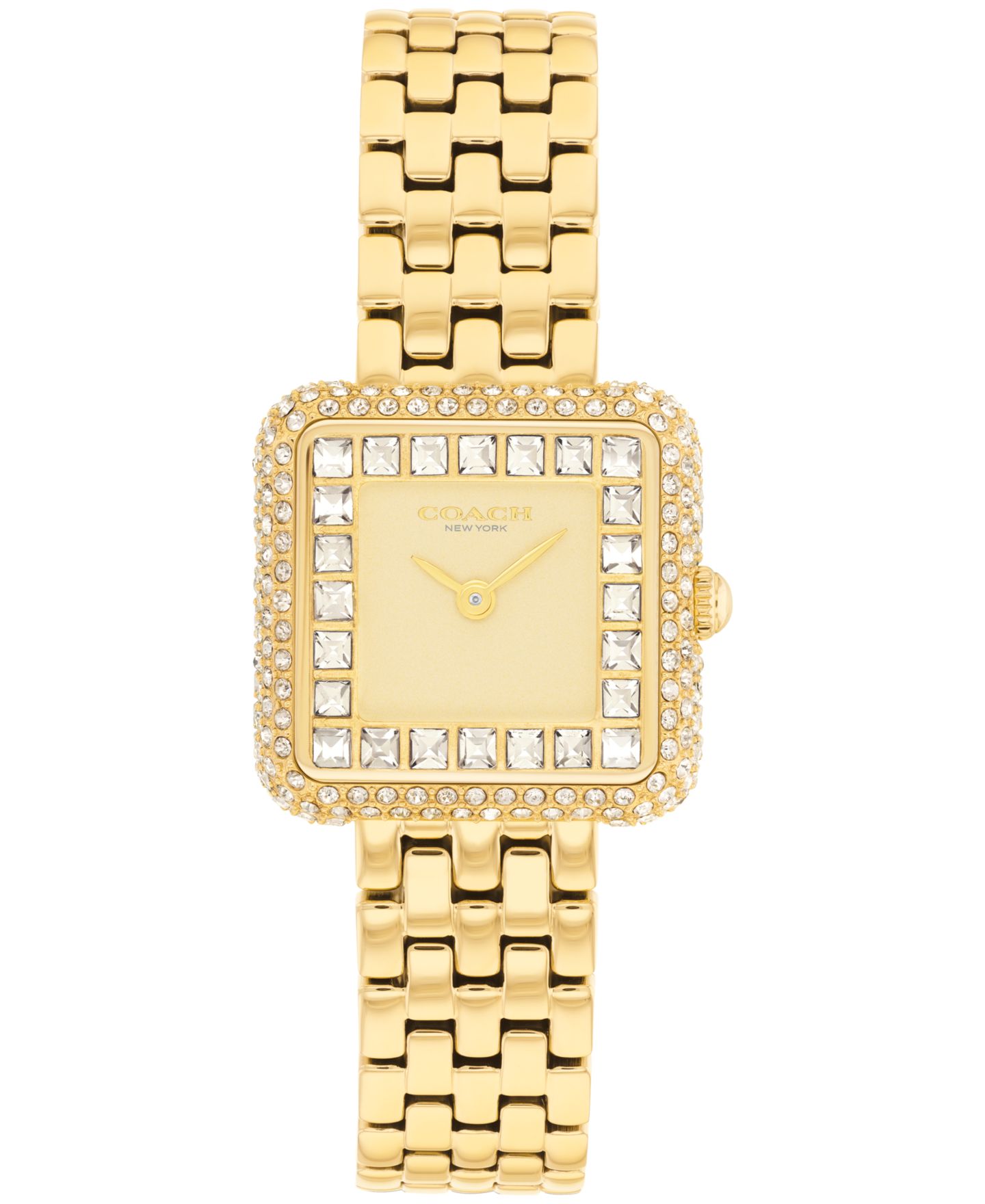 Женские часы COACH Cass Gold Tone Stainless Steel Bracelet Watch 24mm — фото 1