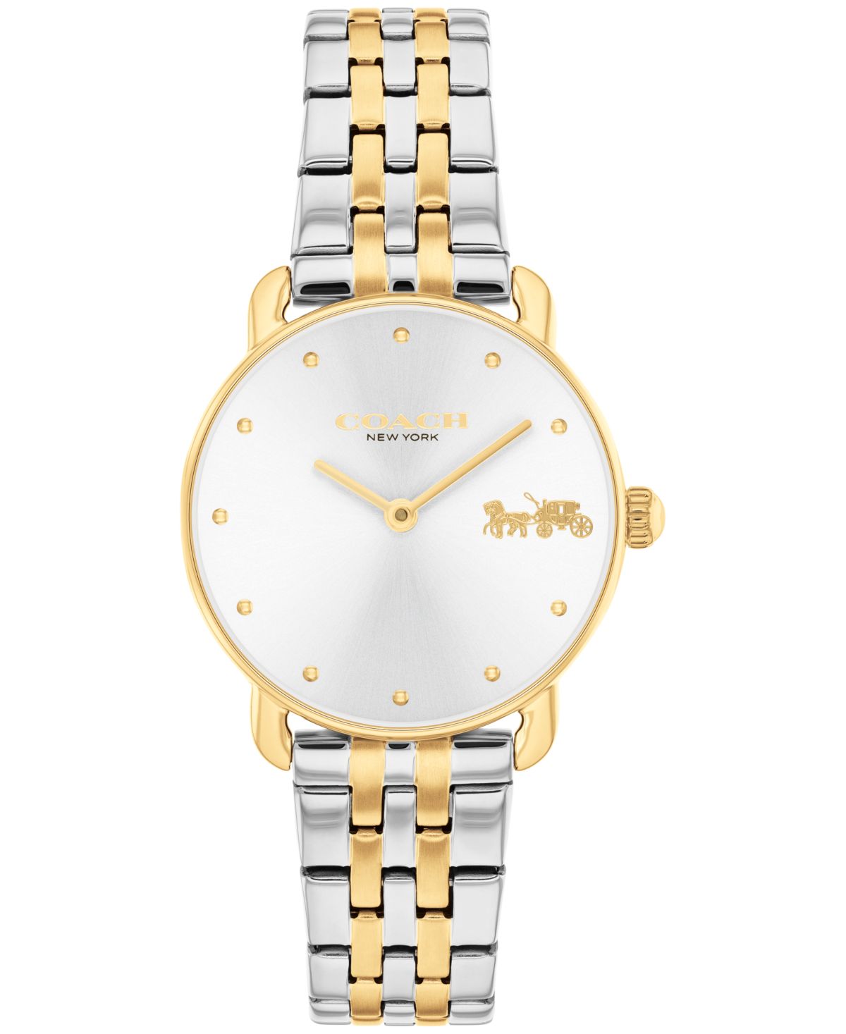 Женские двухцветные часы-браслет Elliot из нержавеющей стали, 28 мм