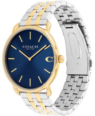 Men's Elliot Two Tone Stainless Steel Bracelet Watch, 43mm