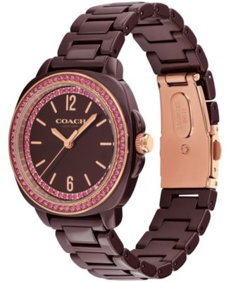 Women's Kitt Cherry Ceramic Bracelet Watch, 34mm