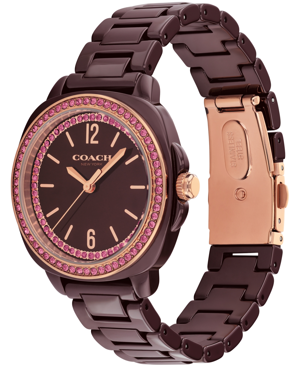 Coach Women's Kitt Cherry Ceramic Bracelet Watch, 34mm
