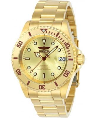 Men's 24762 Pro Diver Automatic 3 Hand Champagne Dial Watch