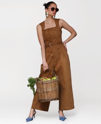 Women's Square Neck Culotte Jumpsuit