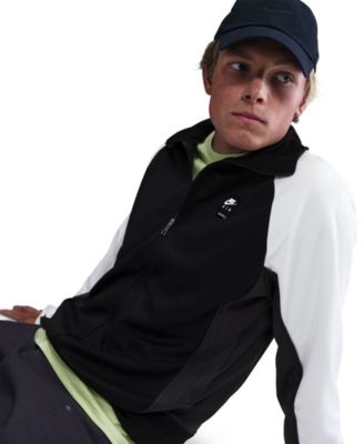 Air Men's Relaxed Fit Colorblocked Zip-Front Jacket
