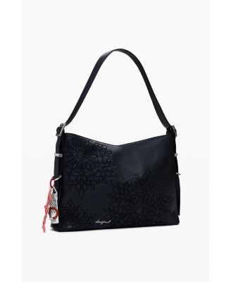 Women's Medium embroidered faux leather bag