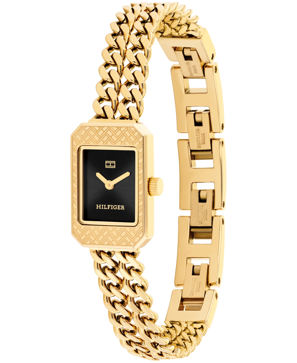 Tommy Hilfiger Women's Quartz Gold Tone Stainless Steel Bracelet Watch, 16mm In Gold