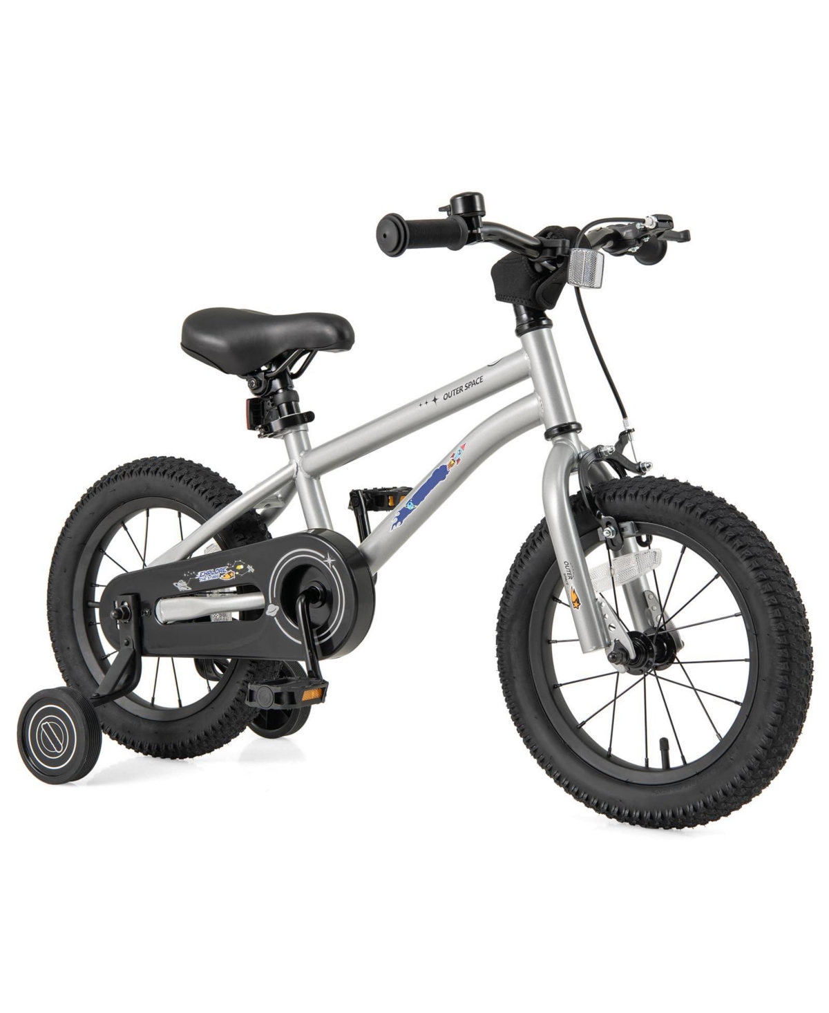 14 Inch Kids Bike Bicycle for Boys Girls 3-8 with High Carbon Steel Frame