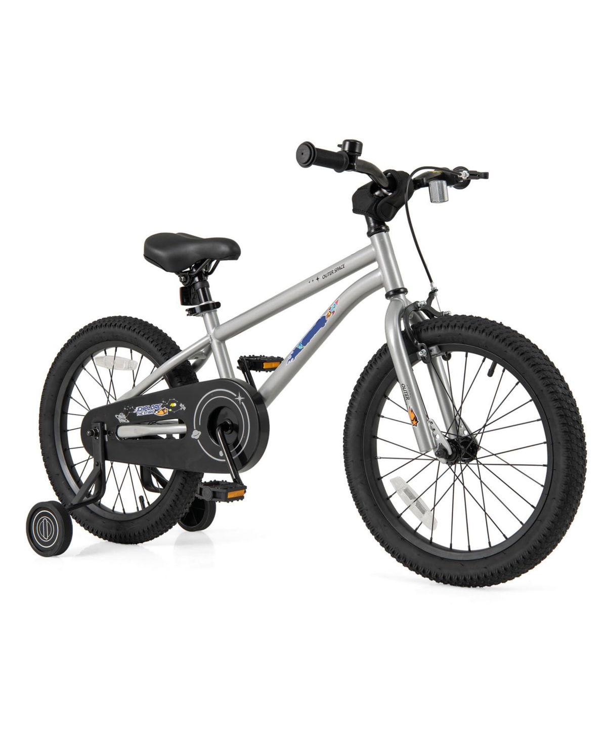 18 Inch Kids Bike Bicycle for Boys Girls 3-8 with High Carbon Steel Frame