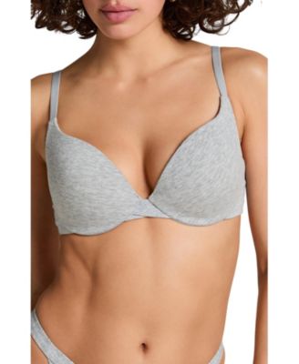 Hunkemoller Women's Cotton Padded Underwired Push-Up Bra