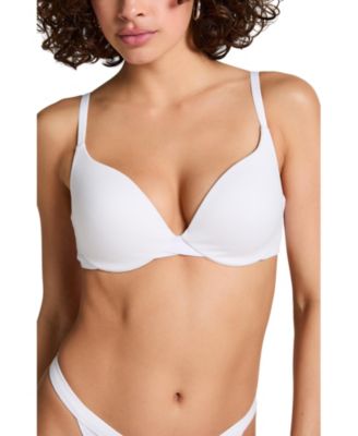 Hunkemoller Women's Cotton Padded Underwired Push-Up Bra