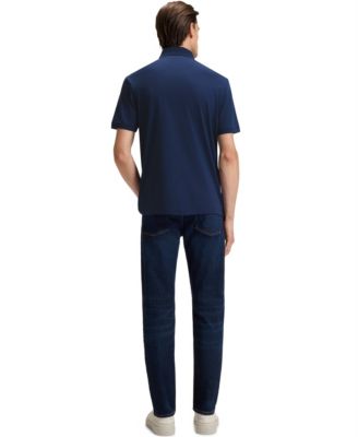 Men's Mercerized Cotton Regular-Fit Polo Shirt