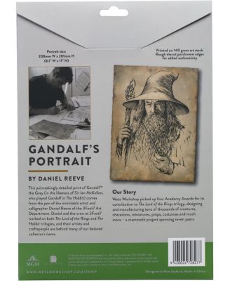 - The Hobbit - Gandalf Portrait Art Print