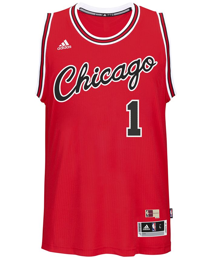 adidas, Shirts & Tops, Adidas Chicago Bulls Nba Basketball Derrick Rose  Red Jersey Size Small Youth