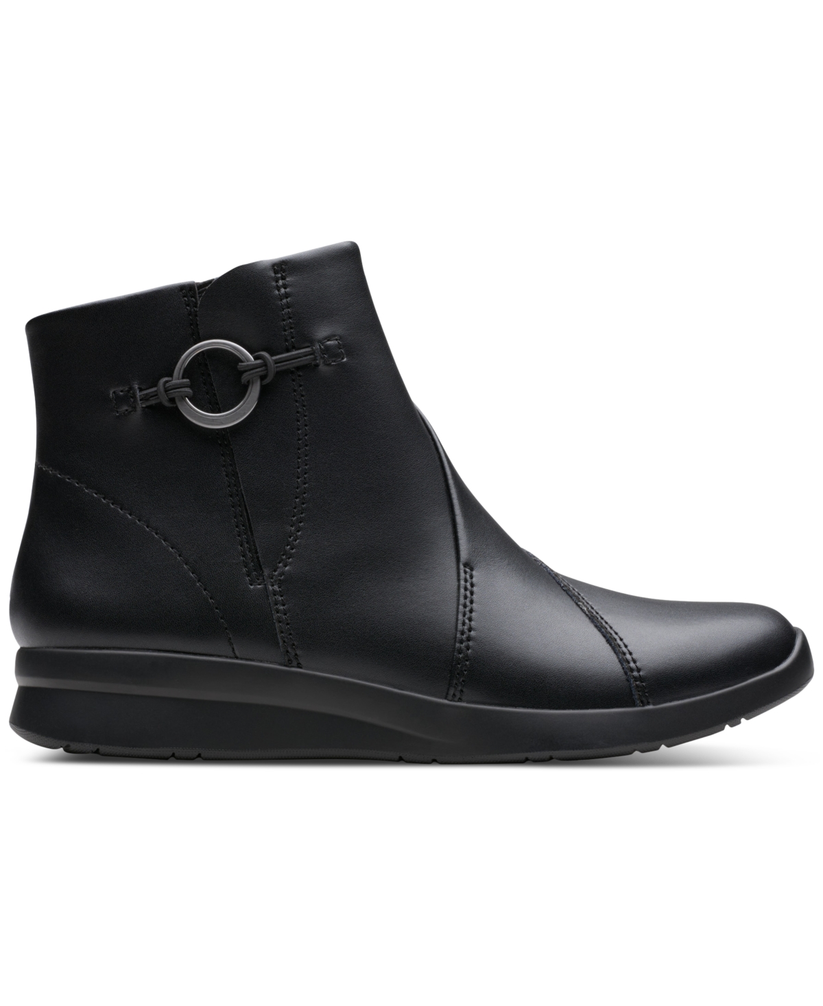Clarks Collection Women's Ellowyn Deva Wedge Booties In Black