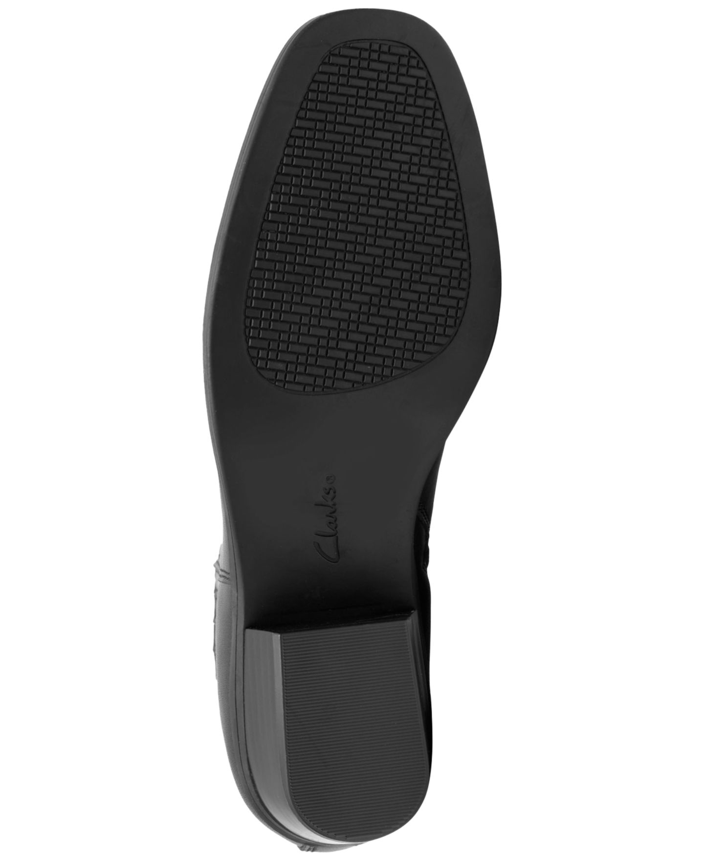 Женские ботинки Clarks Collection Danyelle Skip Block Heel Booties, цвет: Чёрный кожаный — фото 5