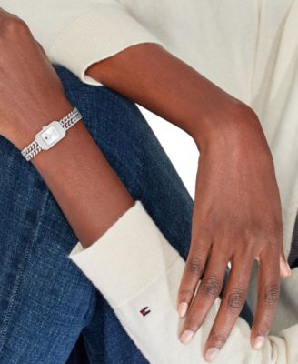 Women's Quartz Silver Tone Stainless Steel Bracelet Watch, 16mm