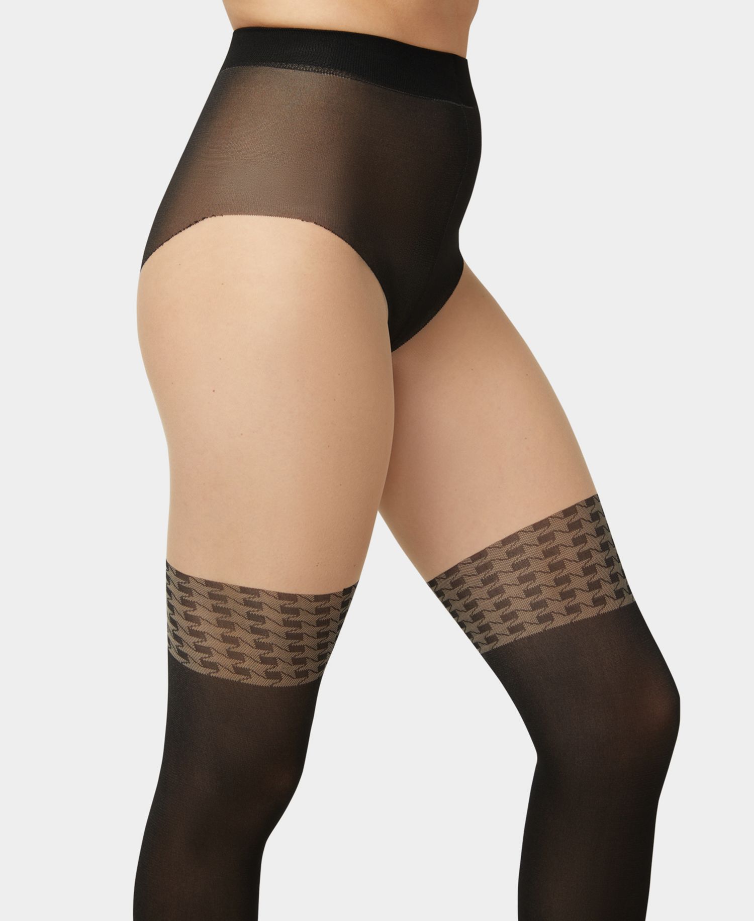 Women's Faux Thigh High Tights U24619