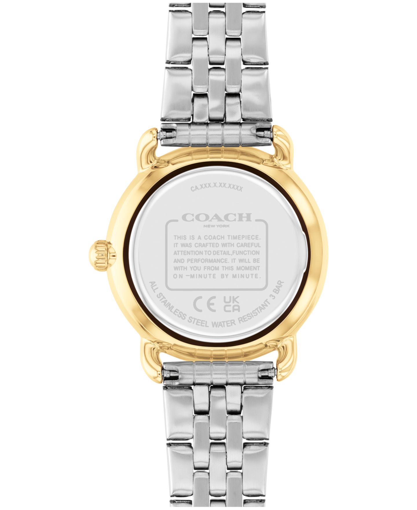Женские часы COACH Elliot Two Tone Stainless Steel Bracelet Watch, 28mm — фото 2