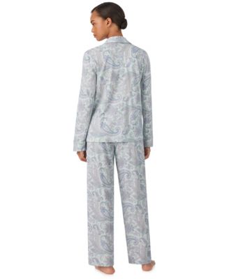 Women's 2-Piece Paisley Print Pajama Set