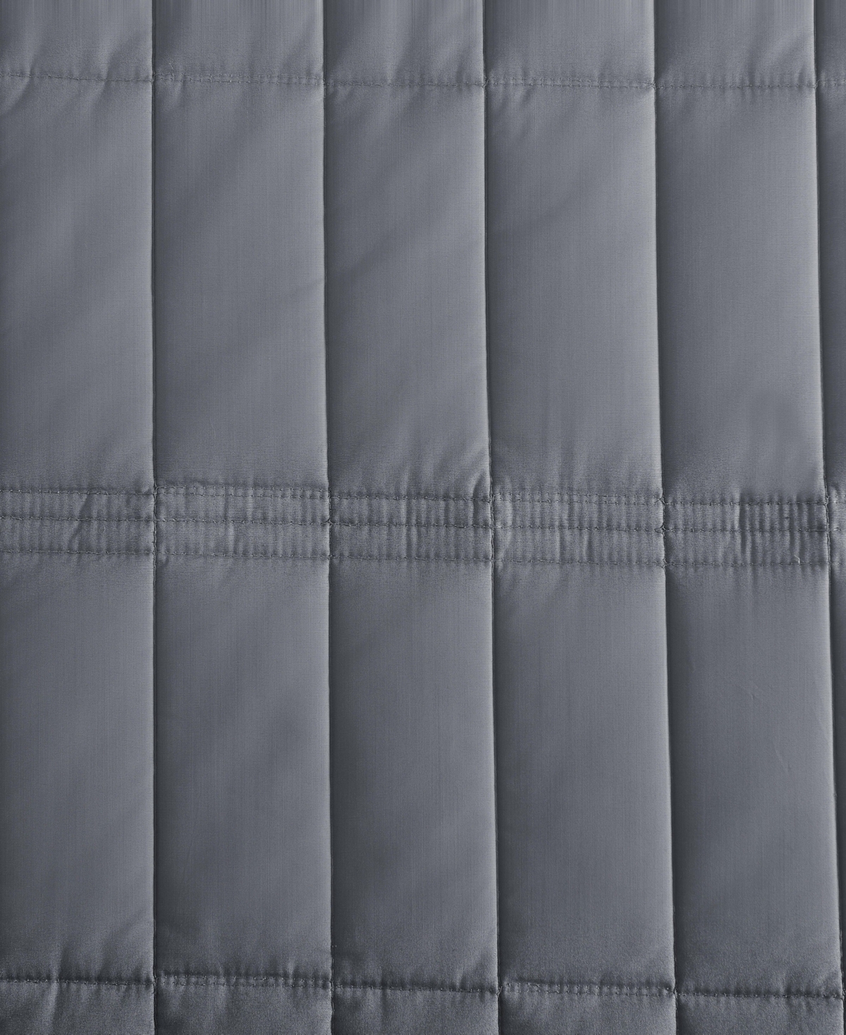 Calvin Klein Washed Percale Solid Cotton 2-pc. Quilt Set, Twin In Gray