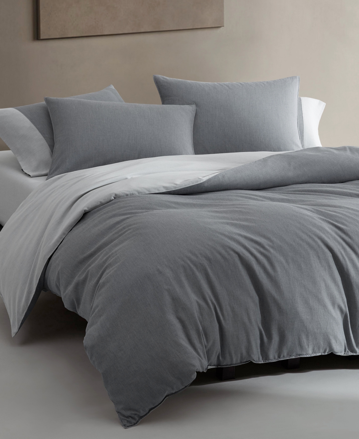 Calvin Klein Contrast Weave Rekoop Sateen 3-Pc. Duvet Cover Set