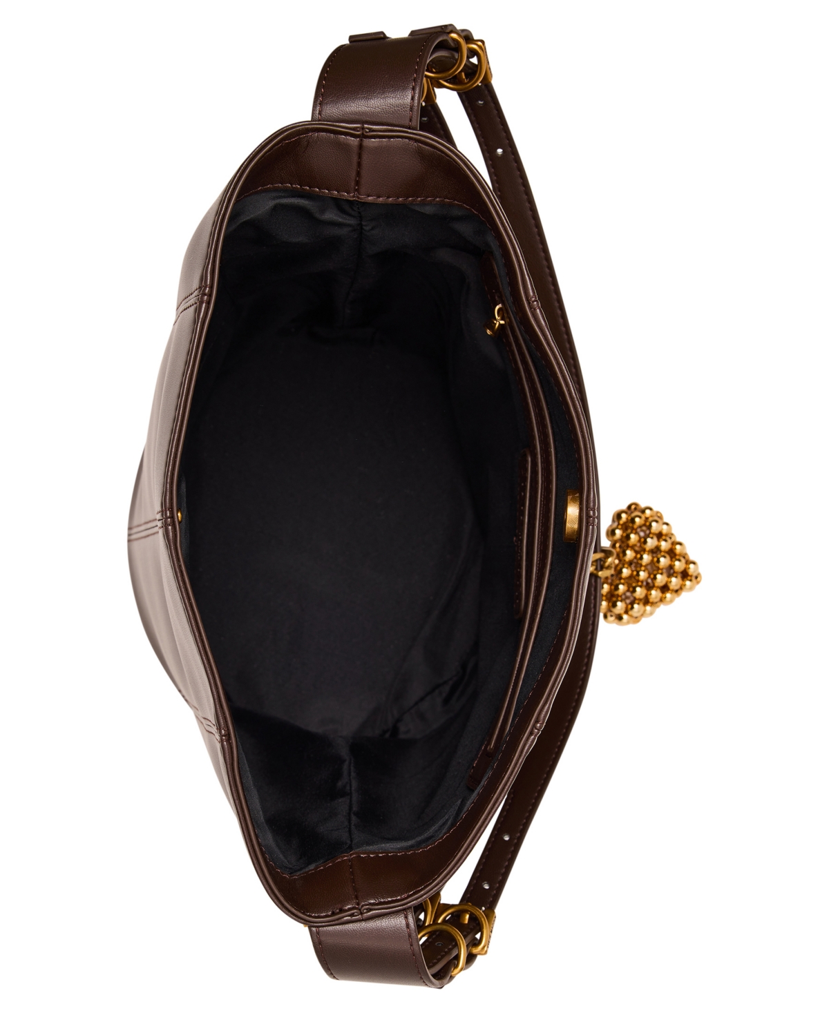 Steve Madden Bharloe Mini Bucket Bag In Brown