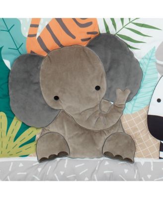 Baby Mighty Jungle Animals 3-Piece Nursery Crib Bedding Set