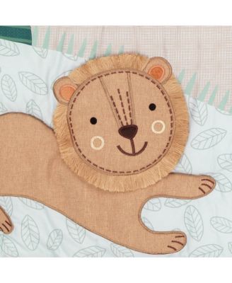 Baby Jungle Friends 5-Piece Safari Animals Nursery Crib Bedding Set