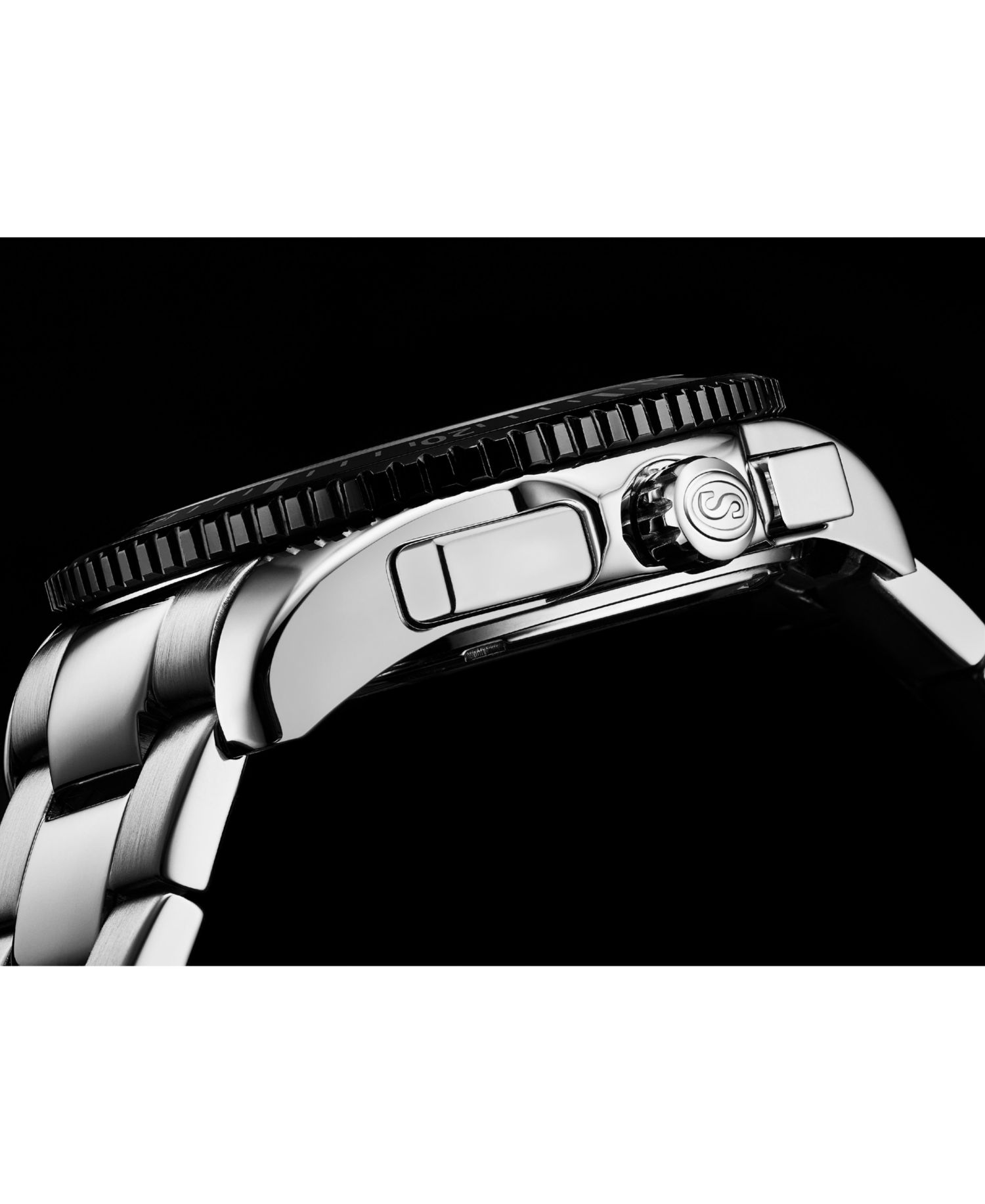 Men's Monaco Silver-tone Stainless Steel, Silver-Tone Dial, 47mm Round Watch