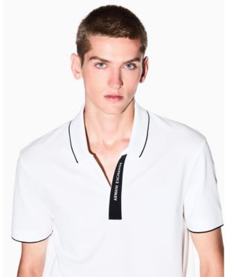 Men's Grosgrain Logo Polo Shirt