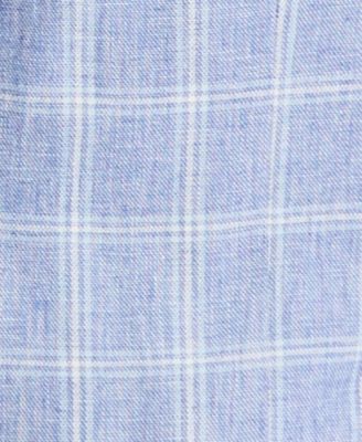 Men's Cotton & Linen Printed Modern-Fit Sport Coat