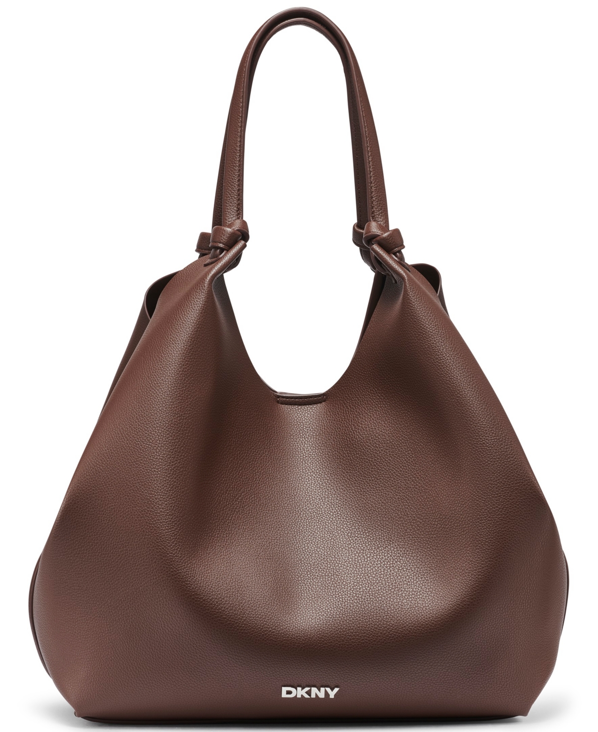 Dkny Paula Commuter Medium Sleek Tote In Brown