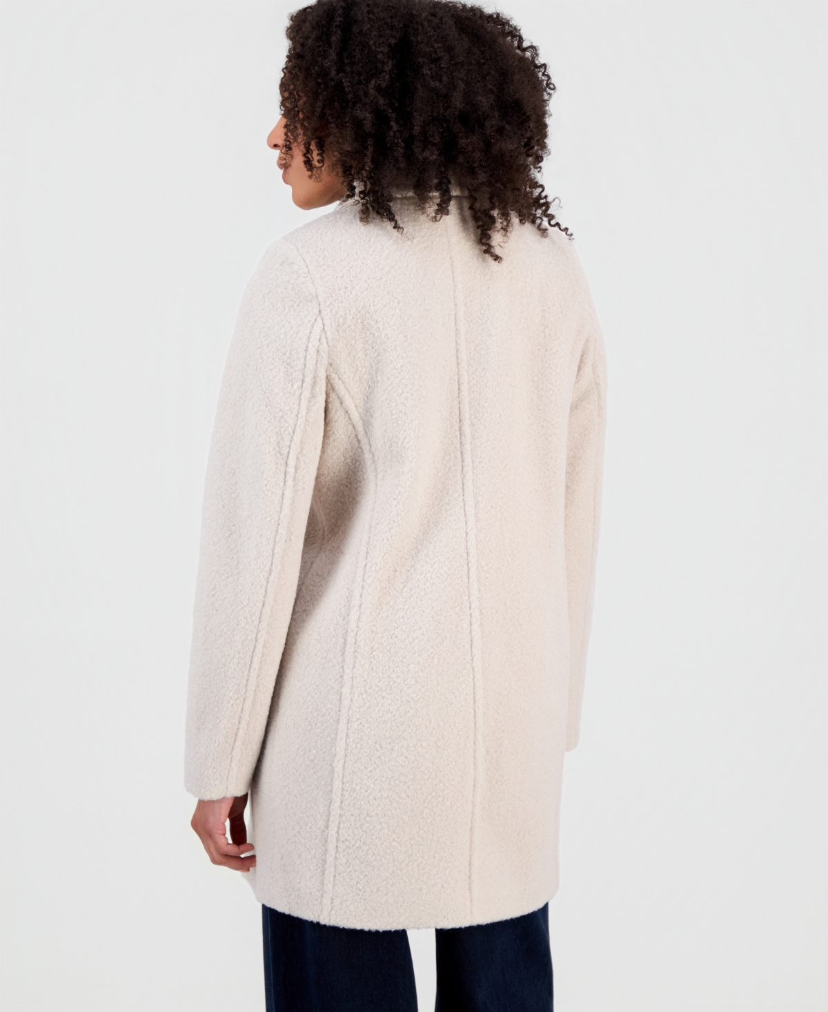 Bcx Juniors' Boucle Double-Breasted Jacket