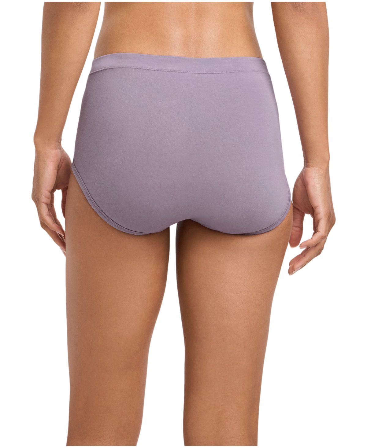 Jockey Cotton Stretch Brief 1556, Created For Macy's In Purple