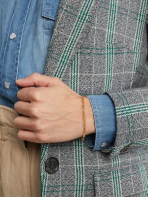 Layered Chain Bracelet, 14k Gold-Filled