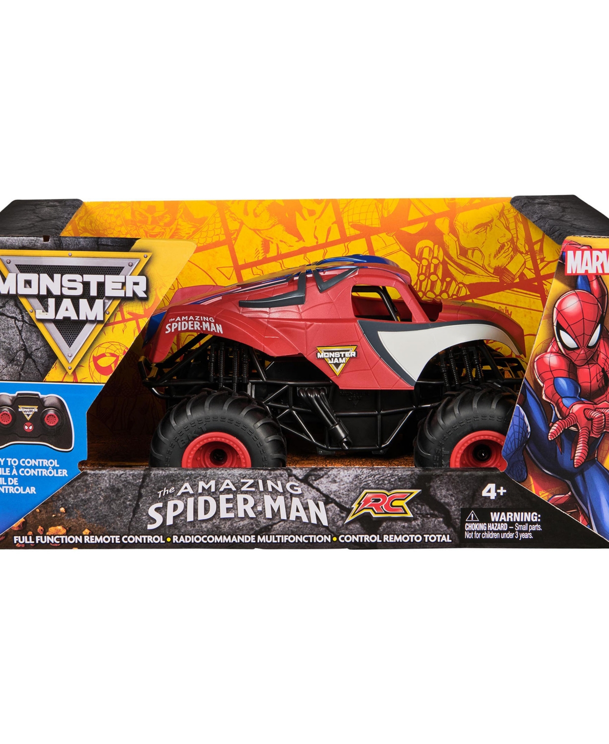 Monster Jam Marvel The Amazing Spider-man Rc Monster Truck In Multi