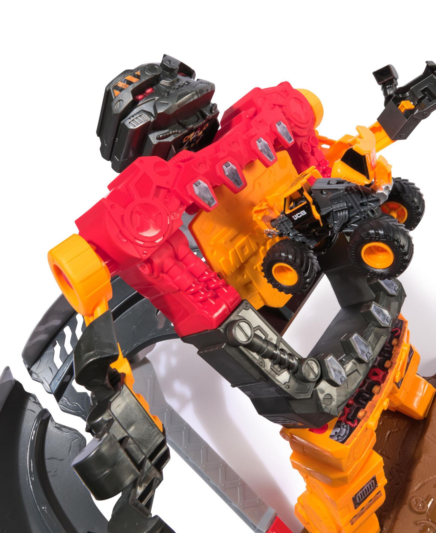 Детский игровой набор Monster Jam Smash & Bash 15-Inch Smash Bot Rebuildable Multi-Piece Playset, Ages 3+ — фото 5