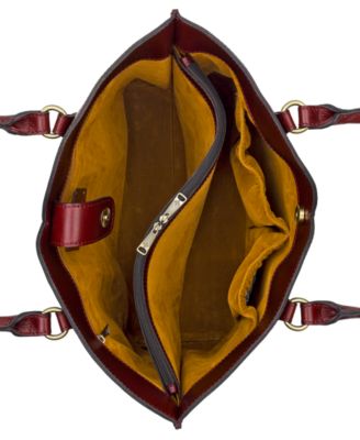 Marion Large Leather Crossbody Tote Bag