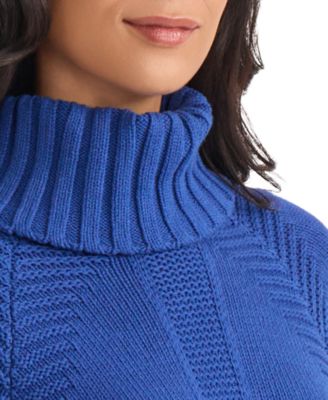 Women's Raglan Sleeve Funnel Neck Sweater