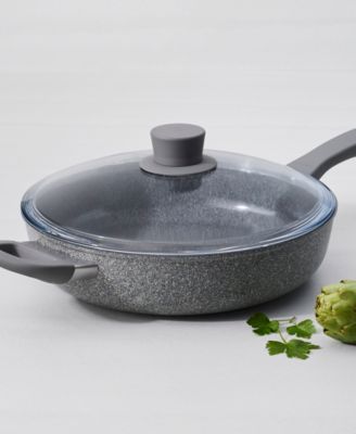 Parma Plus Ceramic Nonstick 3.9-Quart Saut&eacute; Pan with Helper Handle and Lid